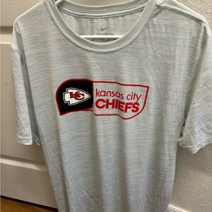 Nike Dri-fit Kansas City Chieft Gray T-Shirt